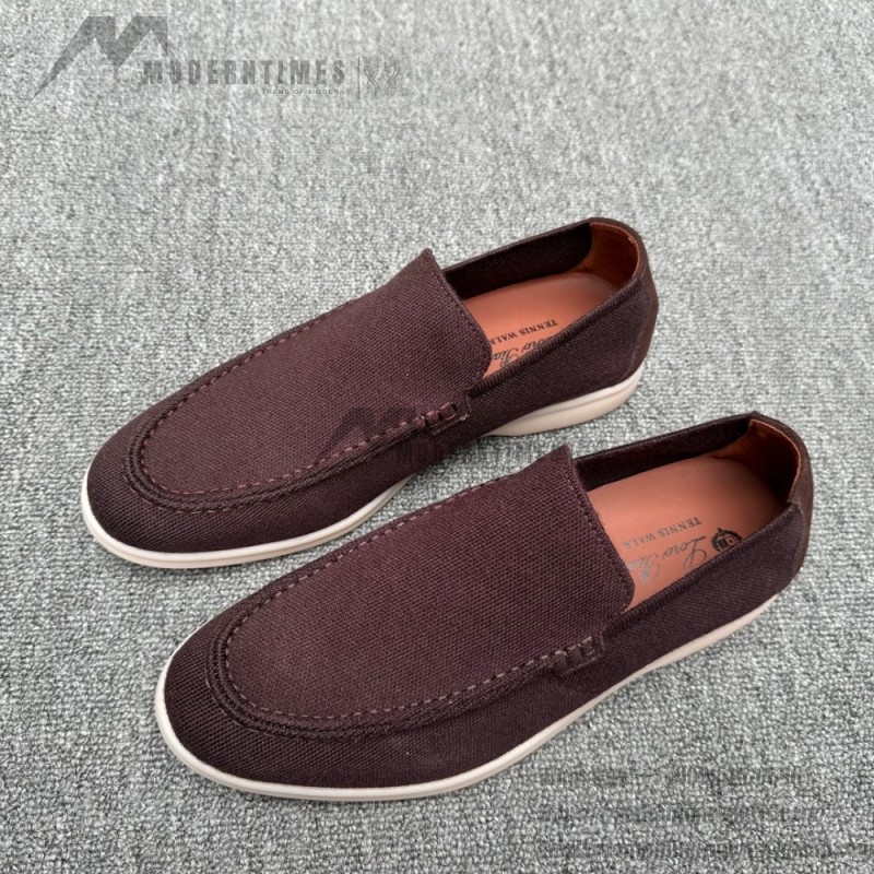 Loro Piana Summer Knitted Walk FAM1581-W000 in Navy Blue for Men