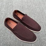 Loro Piana Summer Knitted Walk FAM1581-W000 in Navy Blue for Men