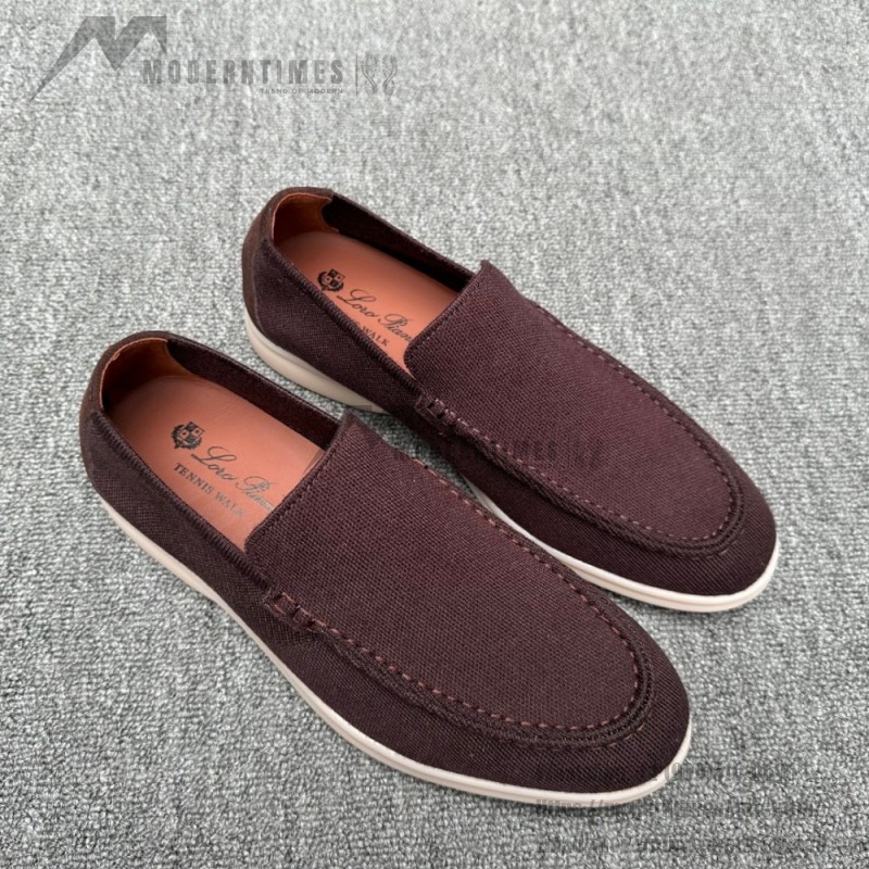 Loro Piana Summer Knitted Walk FAM1581-W000 in Navy Blue for Men