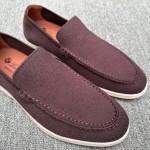 Loro Piana Summer Knitted Walk FAM1581-W000 in Navy Blue for Men