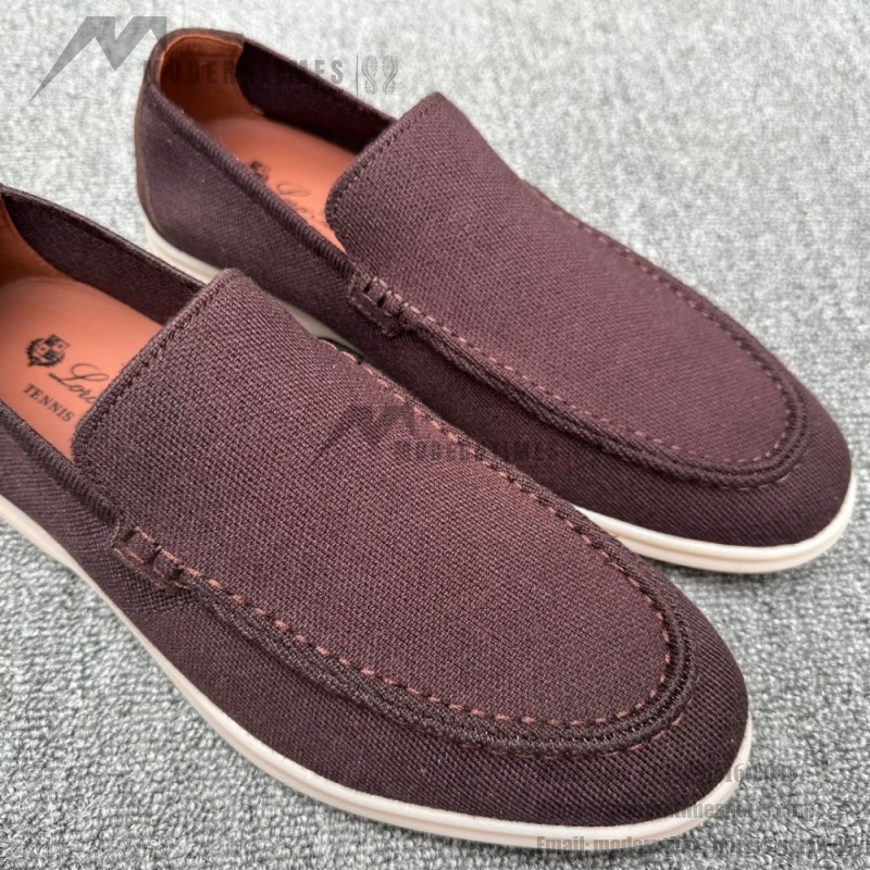 Loro Piana Summer Knitted Walk FAM1581-W000 in Navy Blue for Men