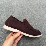 Loro Piana Summer Knitted Walk FAM1581-W000 in Navy Blue for Men