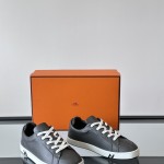 Hermes Mens Sneaker H251075Z 02350 White Fashion Casual Shoes | Luxury Brand Footwear