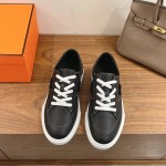 Hermès Deep leather sneakers unisex luxury low-top designer shoes