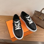 Hermès Deep leather sneakers unisex luxury low-top designer shoes