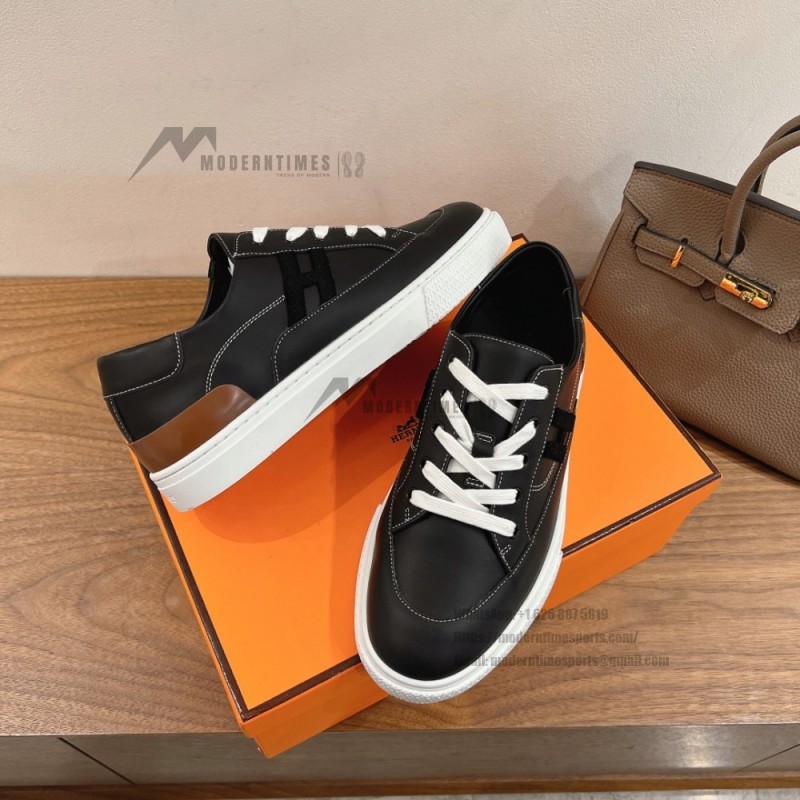 Hermès Deep leather sneakers unisex luxury low-top designer shoes