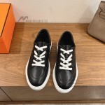 Hermès Deep leather sneakers unisex luxury low-top designer shoes