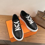 Hermès Deep leather sneakers unisex luxury low-top designer shoes