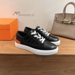 Hermès Deep leather sneakers unisex luxury low-top designer shoes