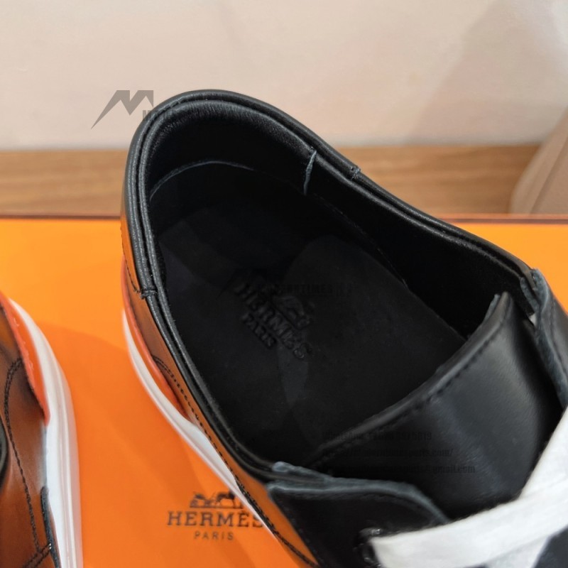 Hermès Deep leather sneakers unisex luxury low-top designer shoes