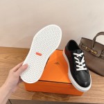 Hermès Deep leather sneakers unisex luxury low-top designer shoes