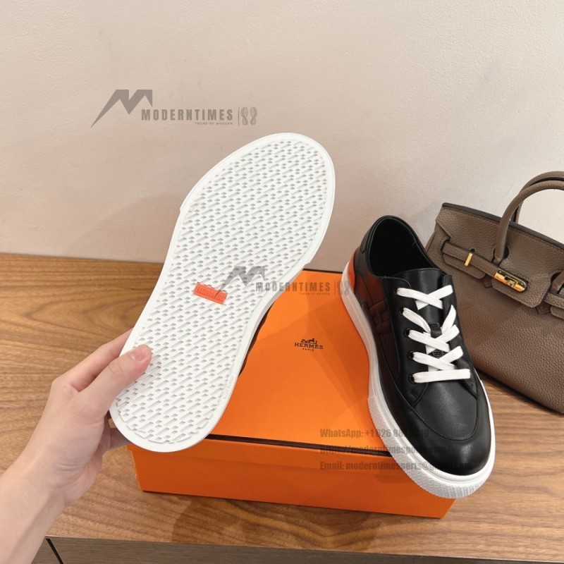 Hermès Deep leather sneakers unisex luxury low-top designer shoes