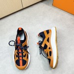 HERMES Katana Marine Naturel men luxury sport sneakers side view