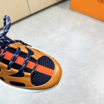 HERMES Katana Marine Naturel men luxury sport sneakers side view