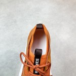 HERMES Katana Sneakers H251981ZHO1400 Orange H Naturel men’s luxury sport shoes