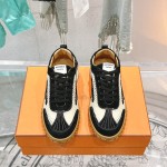 HERMES Jet Sneakers H251134Zv5K340 Beige Lin Naturel luxury mesh sneakers side view