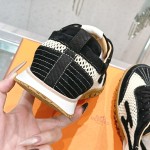 HERMES Jet Sneakers H251134Zv5K340 Beige Lin Naturel luxury mesh sneakers side view