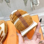 HERMES Jet Sneakers H251134Zv5K340 Beige Lin Naturel luxury mesh sneakers side view