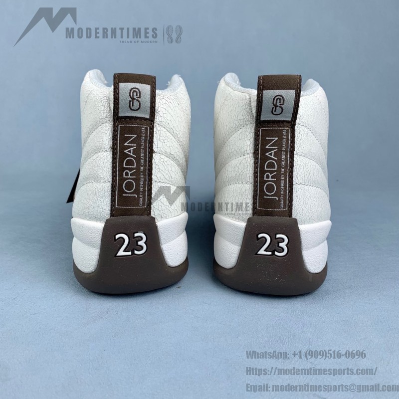 Air Jordan 12 Retro SoleFly FZ5026-100 - 화이트와 바로크 브라운 액센트