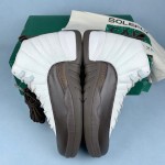 Air Jordan 12 Retro SoleFly FZ5026-100 - 화이트와 바로크 브라운 액센트
