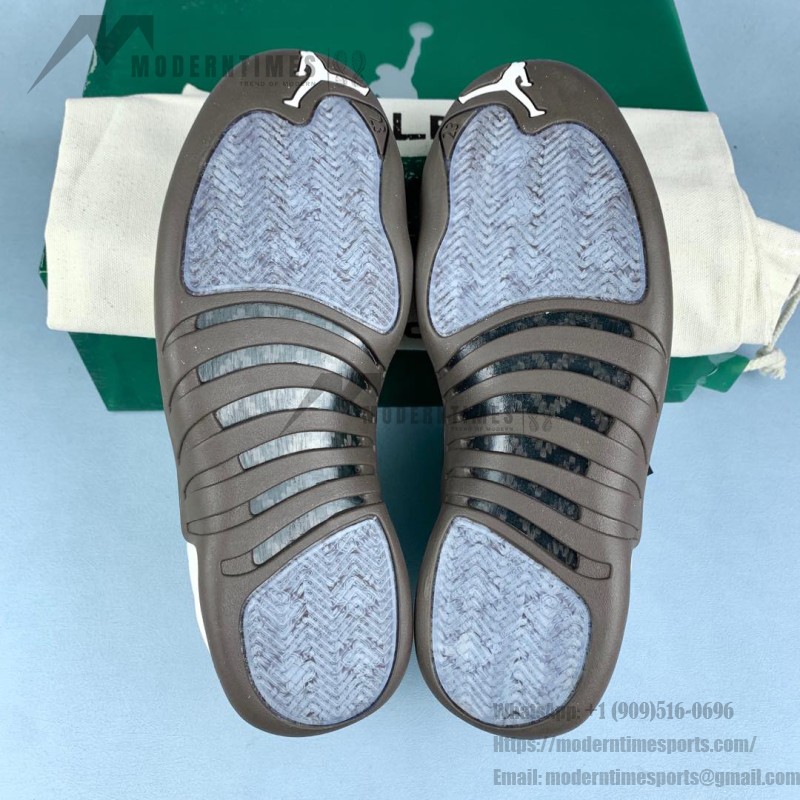 Air Jordan 12 Retro SoleFly FZ5026-100 - 화이트와 바로크 브라운 액센트