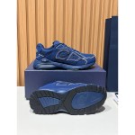 DIOR B30 3SN279ZRD-H520 Donkerblauw – Luxury Unisex Sneakers DIOR B30 Donkerblauw Sneakers Front View – Model 3SN279ZRD-H520