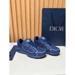 DIOR B30 3SN279ZRD-H520 Donkerblauw – Luxury Unisex Sneakers DIOR B30 Donkerblauw Sneakers Front View – Model 3SN279ZRD-H520