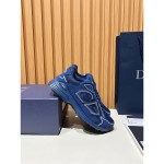 DIOR B30 3SN279ZRD-H520 Donkerblauw – Luxury Unisex Sneakers DIOR B30 Donkerblauw Sneakers Front View – Model 3SN279ZRD-H520