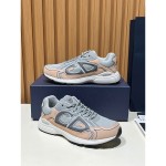 DIOR B30 3SN279ZRA H840 Grey Light Pink – Luxury Unisex Sneakers DIOR B30 Grey Light Pink Sneakers Front View – Model 3SN279ZRA H840