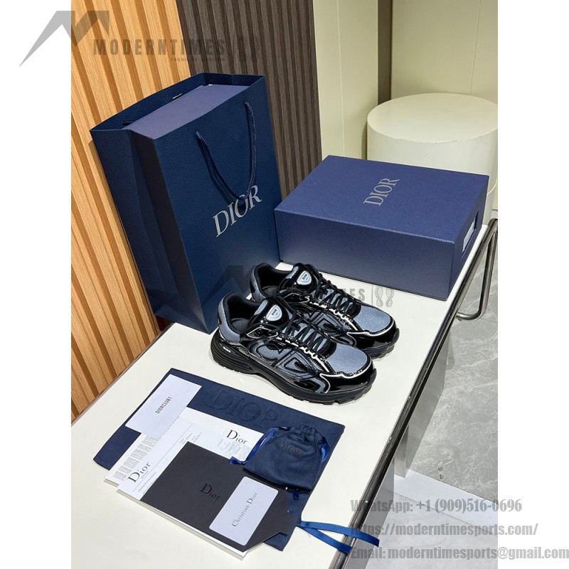 DIOR B30 Black Grey Men’s Luxury Designer Sneakers DIOR B30 Black Grey Sneakers 3SN279ZEH H981 Luxury Mesh and Calfskin Shoes