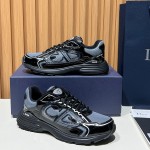 DIOR B30 Black Grey Men’s Luxury Designer Sneakers DIOR B30 Black Grey Sneakers 3SN279ZEH H981 Luxury Mesh and Calfskin Shoes