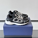 DIOR B30 Men’s Sneakers Black White Luxury Designer Shoes 3SN279ZMB H969