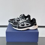 DIOR B30 Men’s Sneakers Black White Luxury Designer Shoes 3SN279ZMB H969
