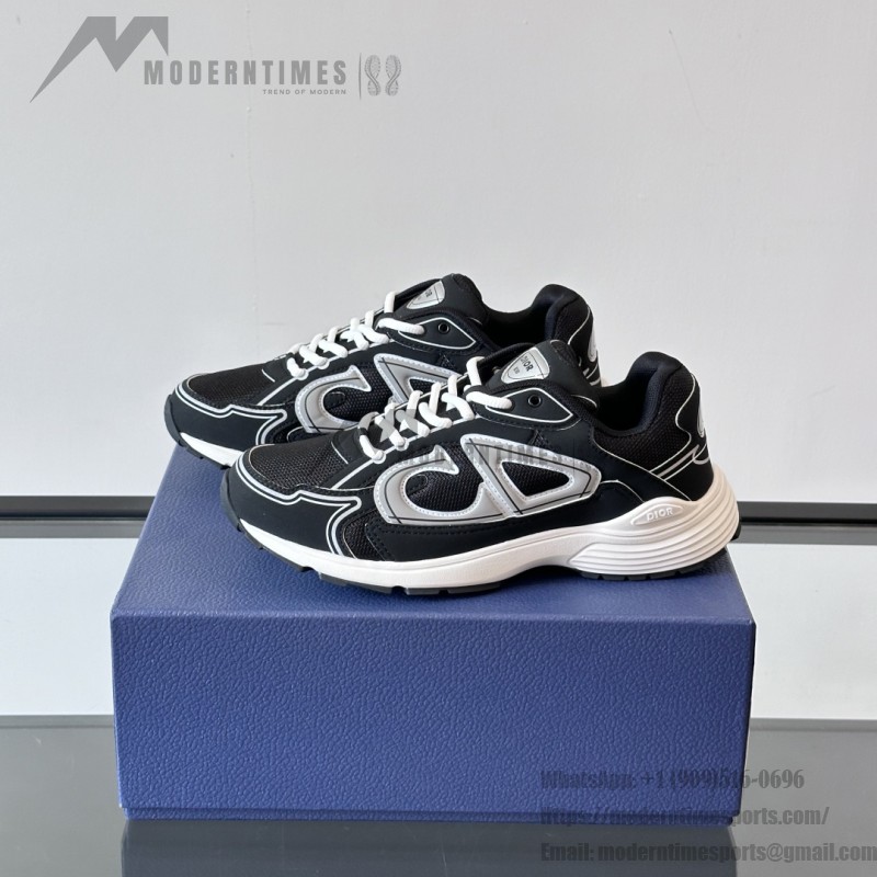 DIOR B30 Men’s Sneakers Black White Luxury Designer Shoes 3SN279ZMB H969