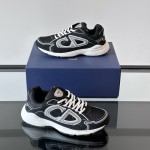 DIOR B30 Men’s Sneakers Black White Luxury Designer Shoes 3SN279ZMB H969