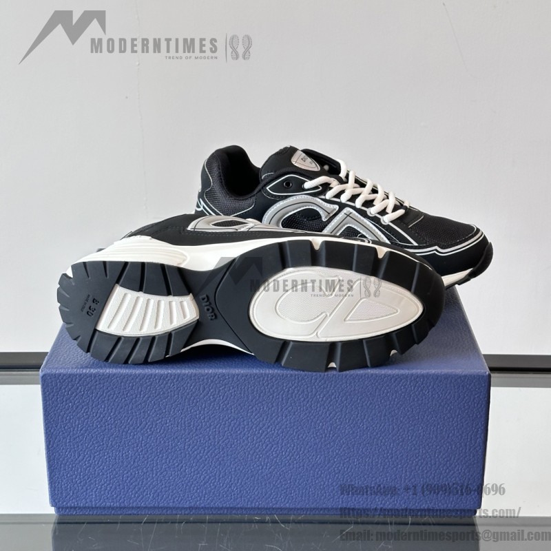 DIOR B30 Men’s Sneakers Black White Luxury Designer Shoes 3SN279ZMB H969