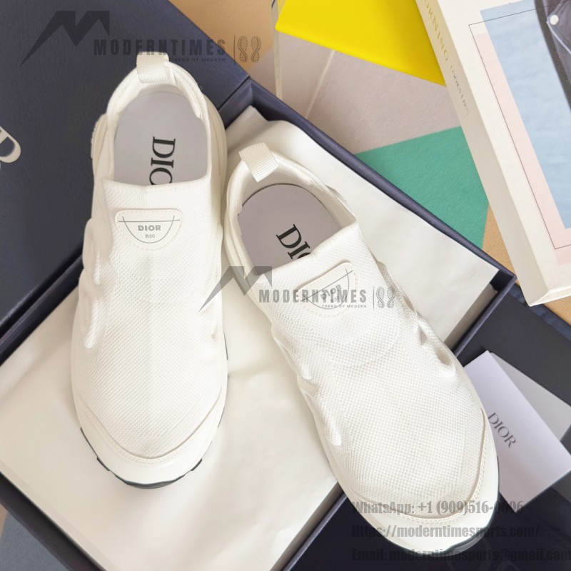 DIOR B30 Countdown Sneaker White – Unisex Designer Running Shoe DIOR B30 Countdown Sneaker White Technical Mesh and Fabric 3SN322ZEJ H000