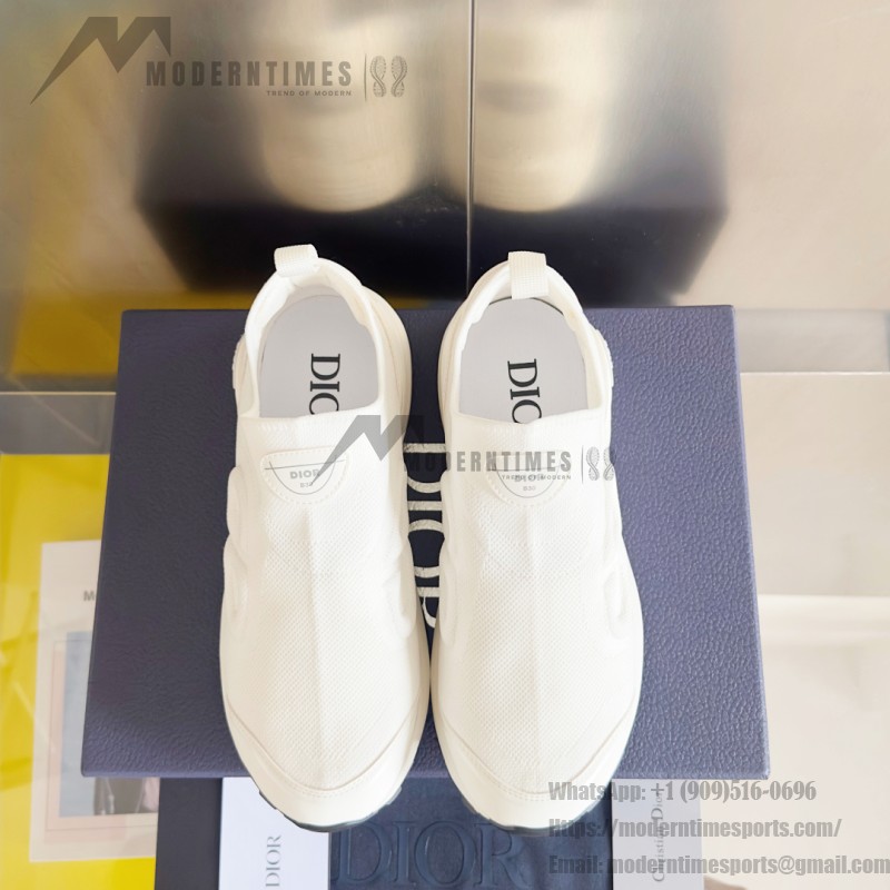DIOR B30 Countdown Sneaker White – Unisex Designer Running Shoe DIOR B30 Countdown Sneaker White Technical Mesh and Fabric 3SN322ZEJ H000