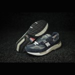New Balance M992GG Navy Blue and Dark Grey Sneakers Front View