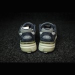 New Balance M992GG Navy Blue and Dark Grey Sneakers Front View