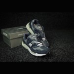 New Balance M992GG Navy Blue and Dark Grey Sneakers Front View