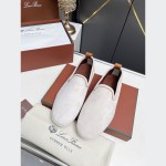 Loro Piana Venice Walk Loafer Men’s Shoes in Classic Beige Suede FAE8124-D06N