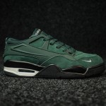 Air Jordan 4 x Nigel Sylvester "Pro Green" HF4334-300 - Collaborative Forest Green Sneakers Air Jordan 4 x Nigel Sylvester "Pro Green" HF4334-300 low-top sneakers in forest green