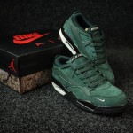 Air Jordan 4 x Nigel Sylvester "Pro Green" HF4334-300 - Collaborative Forest Green Sneakers Air Jordan 4 x Nigel Sylvester "Pro Green" HF4334-300 low-top sneakers in forest green