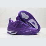 Nigel Sylvester x Air Jordan 4 Purple Men's and Women's Shoes Side View