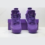 Nigel Sylvester x Air Jordan 4 Purple Men's and Women's Shoes Side View