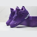 Nigel Sylvester x Air Jordan 4 Purple Men's and Women's Shoes Side View