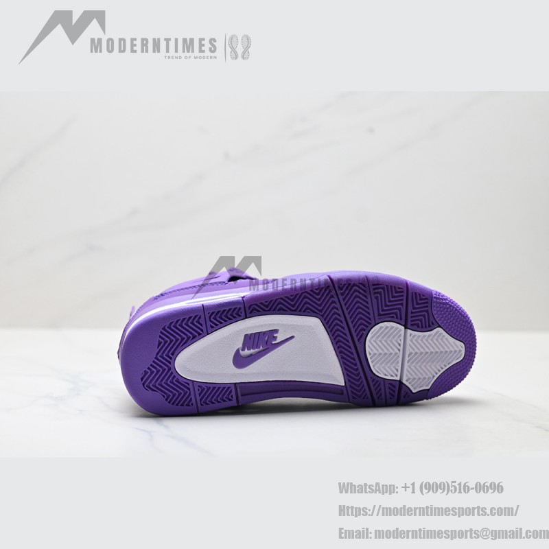 Nigel Sylvester x Air Jordan 4 Purple Men's and Women's Shoes Side View