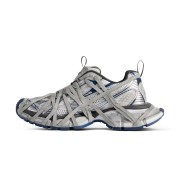 Balenciaga Runner Sneakers 778698W3XLL9114 – Futuristic Silver Chunky Designer Shoes for Men