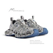 Balenciaga Runner Sneakers 778698W3XLL9114 – Futuristic Silver Chunky Designer Shoes for Men